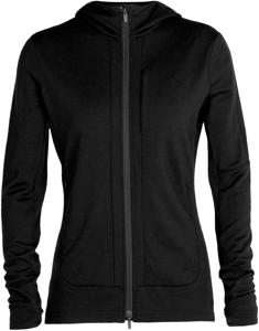 Icebreaker Women's Merino Quantum III Long Sleeve Zip Hoodie (0A59JW)