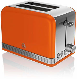 Swan 2-Slice Retro Toaster Orange