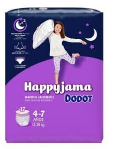 Dodot Happyjama girl size 7 (17 - 29 kg) 17 pcs.