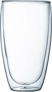 Bodum Pavina Glass, double wall, 0.45 l, 2 pieces