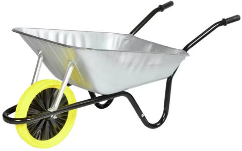 Walsall 85L Galvanised Builders Wheelbarrow