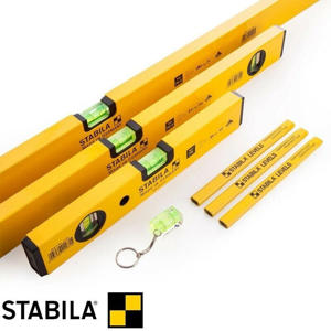 Stabila Spirit Levels 70-2 Combi Set - Inc 30, 60 & 180cm Levels