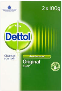 Dettol Antibacterial Original Bar Soap 100g x2