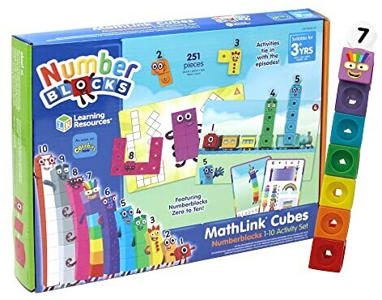 Learning Resources Number Blocks Mathlink Cubes Activity Set