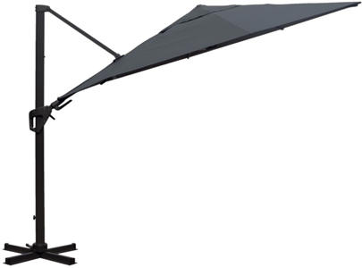 Charles Bentley Charles Bentley 3.5m Premium Cantilever Umbrella Grey