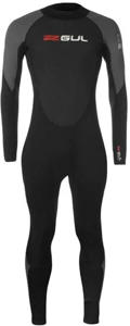 GUL Men's Contour Full Wetsuit Black Red Grey