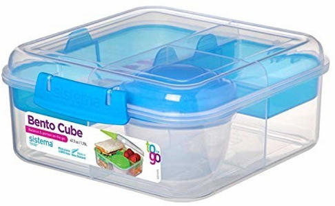 Sistema Bento Cube Box To Go 1,25 l Blue