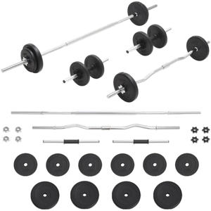 vidaXL Barbell Set 30 kg (91588)