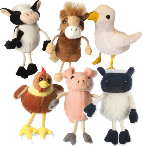 The Puppet Company Farm Animals (Set of 6)