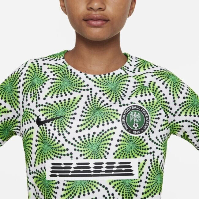 Nike Nigeria Academy Pro Dri-FIT Pre-Match-Football Shirt Youth (DM9624) green