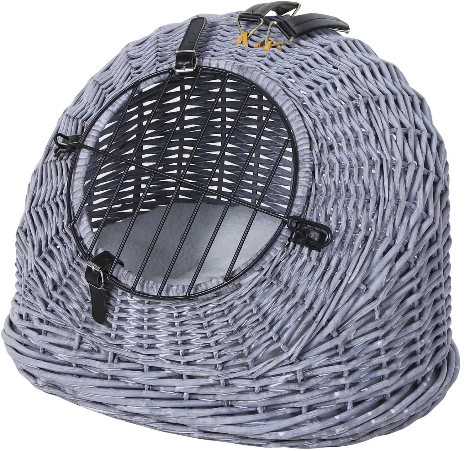 Pawhut Transport basket for cats grey (D32-010)