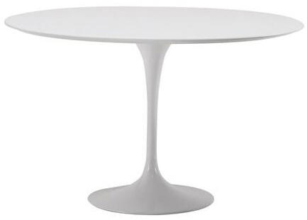 Knoll Saarinen dining table 120x 73x120 cm white/laminate/frame white white frame white