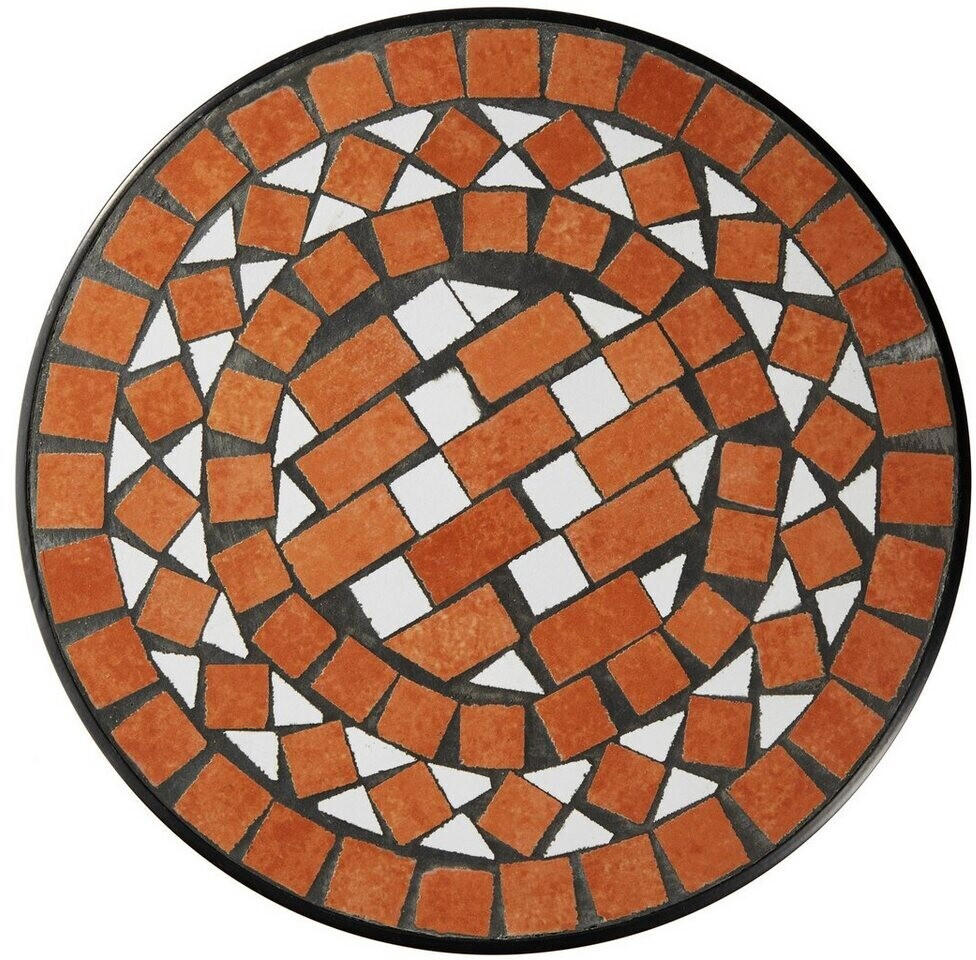 tectake Mosaik Ø 30x61cm terracotta