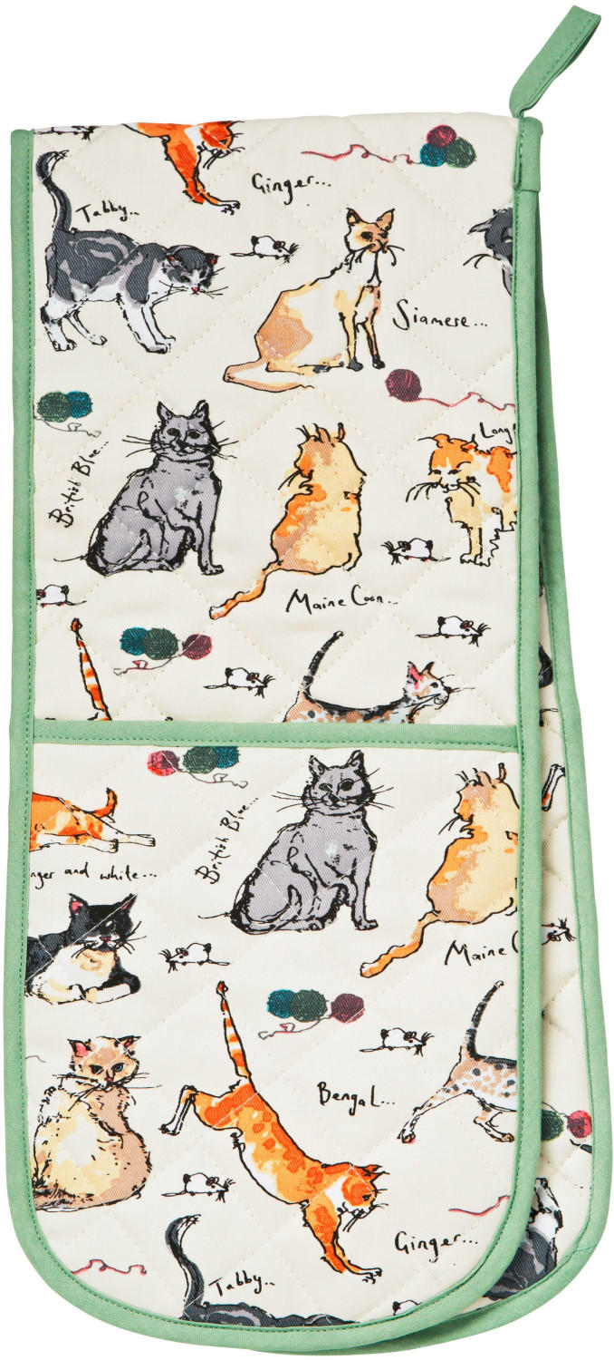 Ulster Weavers Cats in Waiting Double Oven Glove