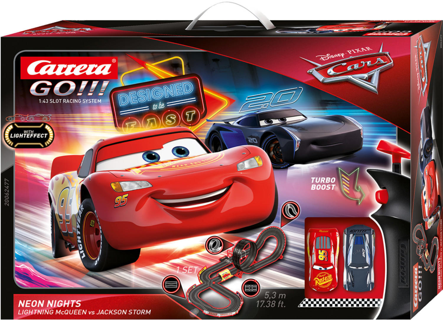 Carrera Carrera Go!!! Disney Pixar cars Neon Nights