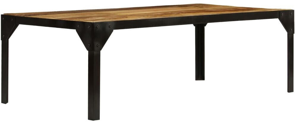 vidaXL Industrial Coffee Table in Mango Wood 110cm