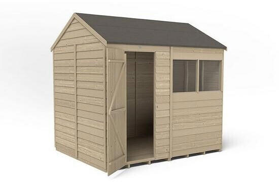 Forest Garden Pressure Treated Overlap Shed (8 x 6ft)