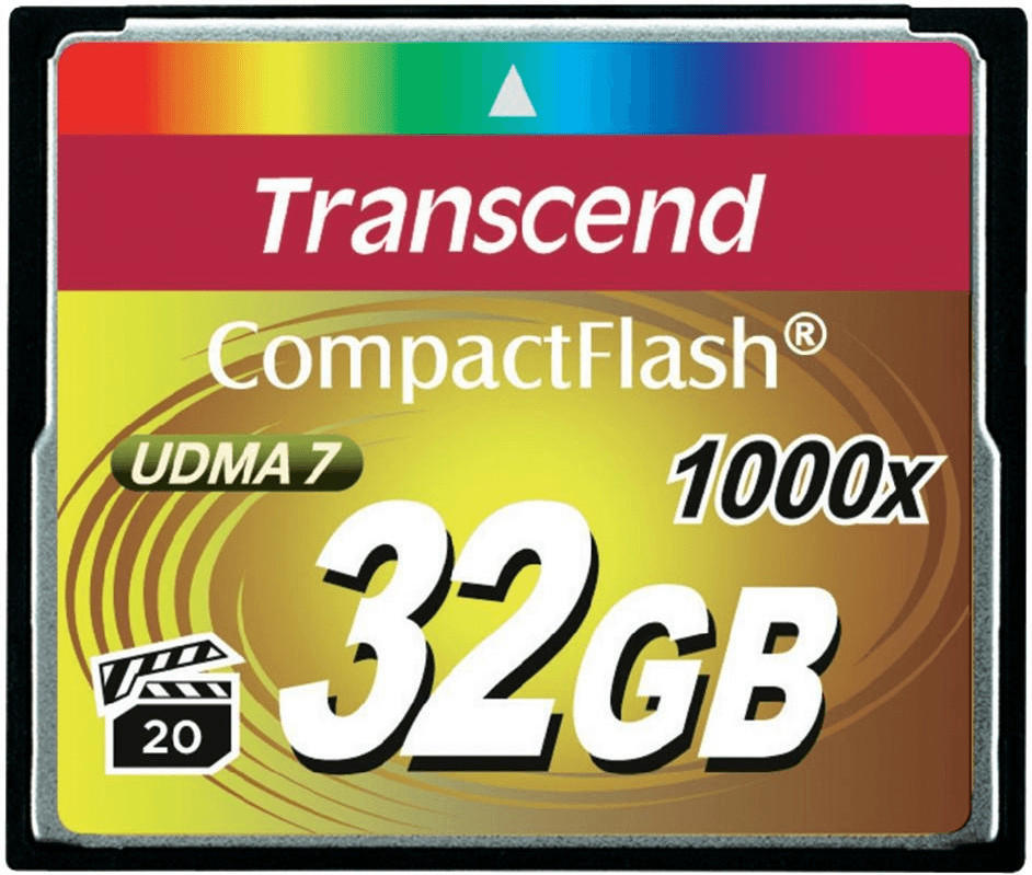 Transcend Ultimate Compact Flash 1000x
