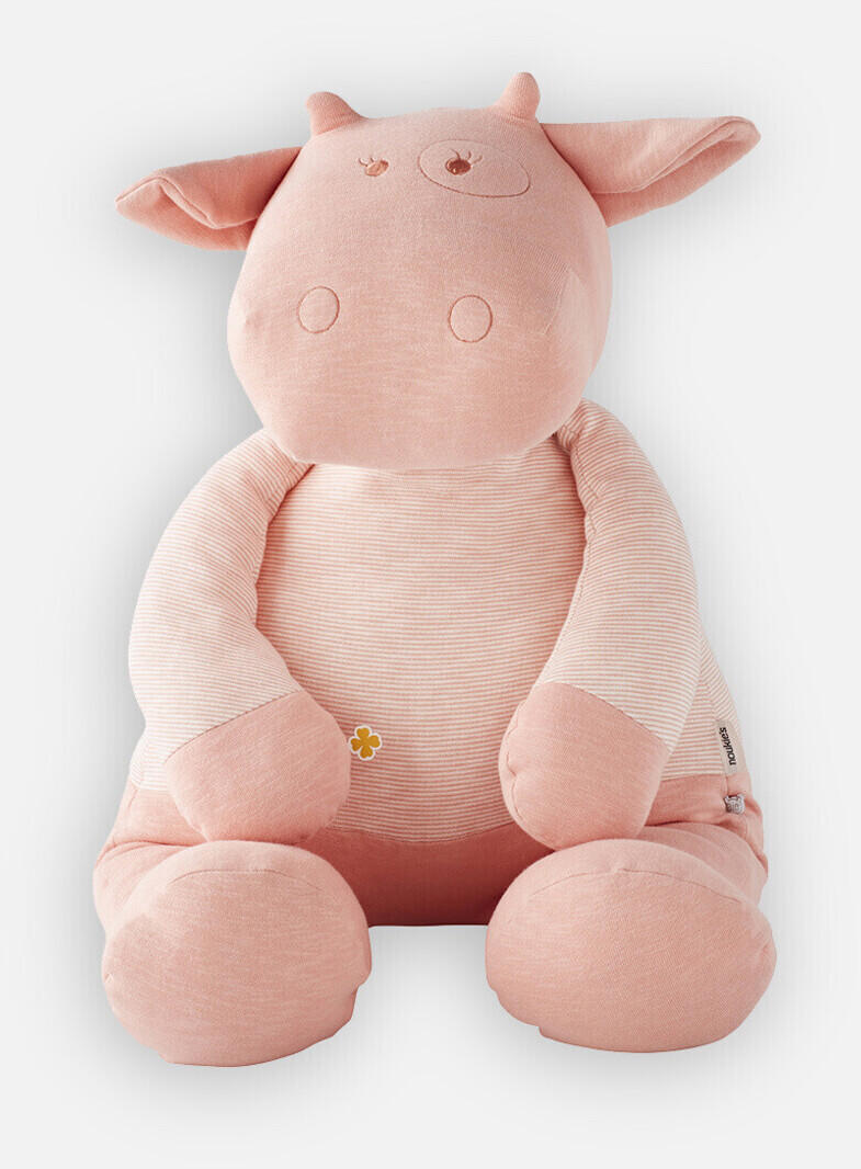noukie's Pink organic cotton soft toy 70cm Lola N2022.80