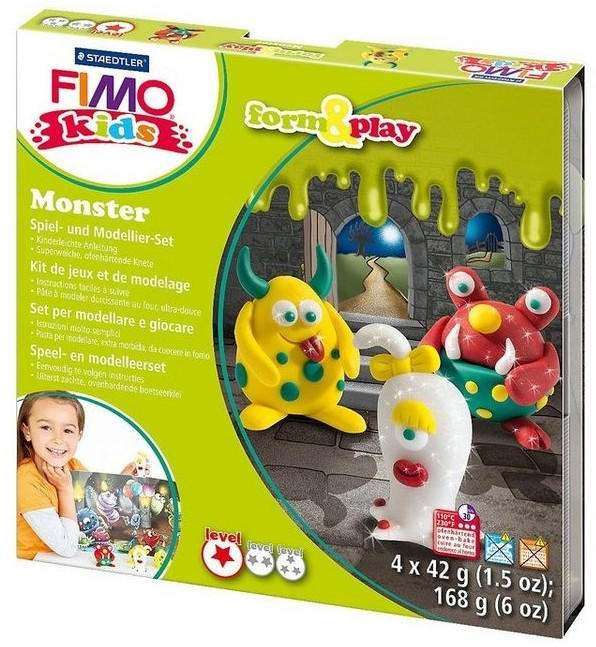 Fimo Kids form & play monster