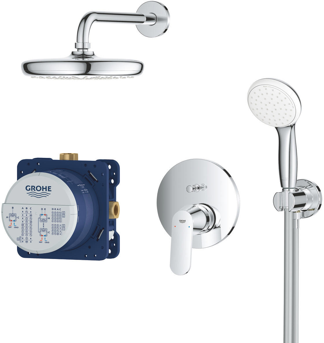 GROHE Eurosmart Cosmopolitan Tempesta 210 (25219001)