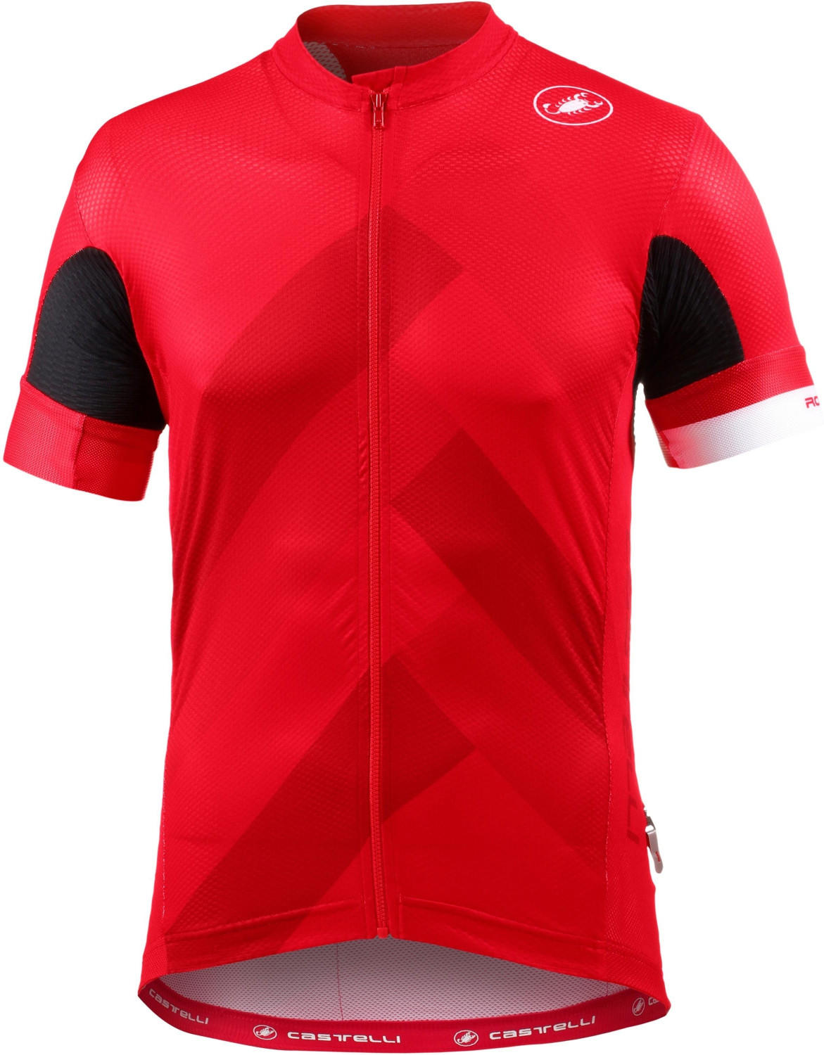 Castelli Free Aero Race 4.1 Jersey Full Zip red