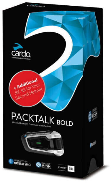 CARDO PackTalk Bold JBL With Second Helmet Audio Kit