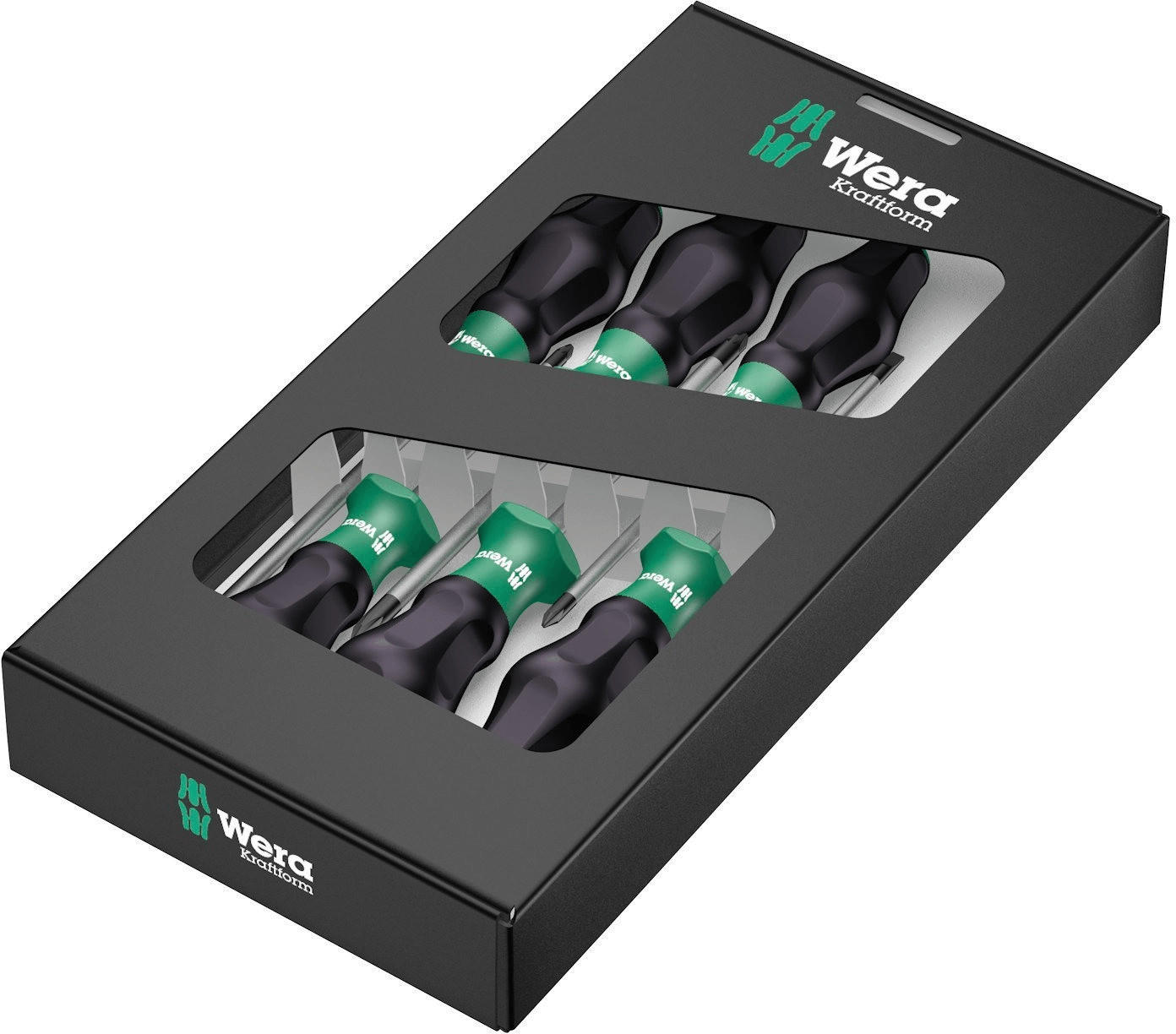 Wera Kraftform Comfort Screwdriver Set 1335/1350/1355/6 6-Piece