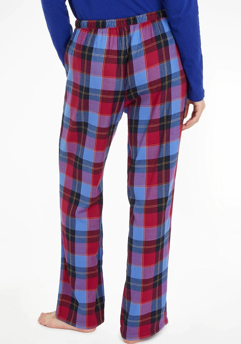 Tommy Hilfiger Plaid Check Flannel Pyjama Bottoms (UW0UW03960) kilt tartan