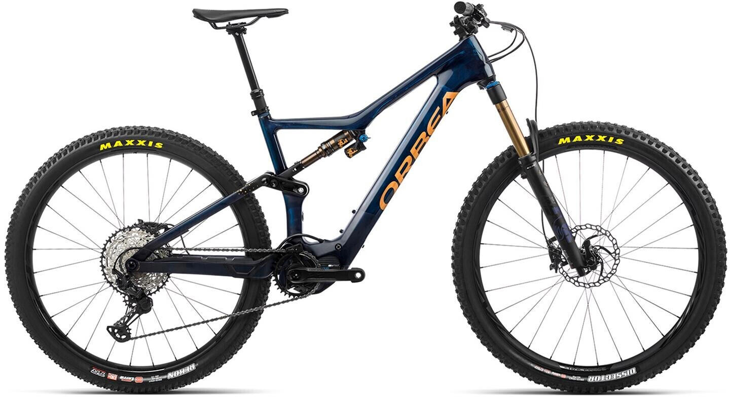 Orbea Rise M10 Fully 29" (2022) coal blue/red gold (gloss)