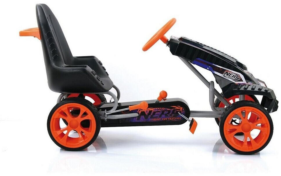 Hauck Toys Go-Kart Nerf Battle Racer Black/Orange