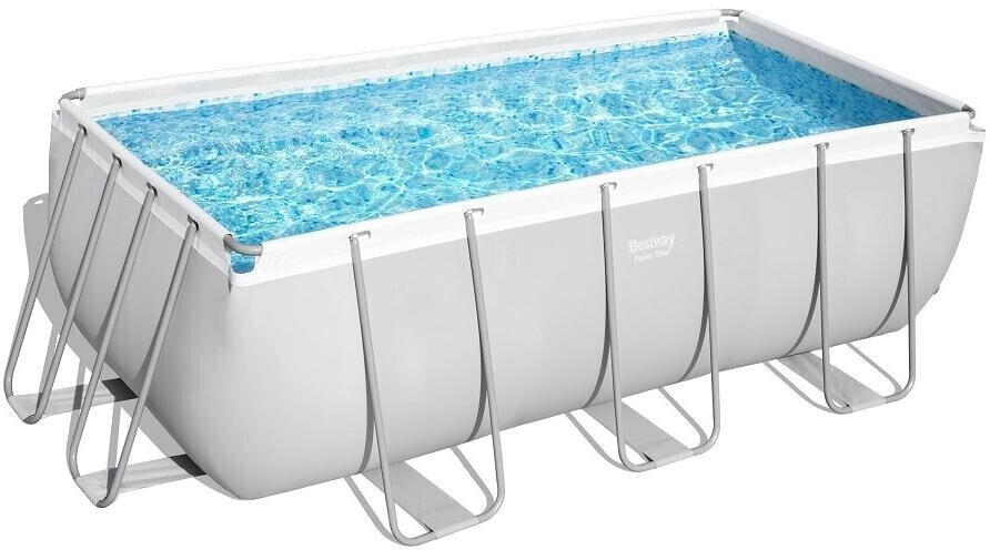 Bestway Power Steel Rectangular Pool - with Filter Pump (13' x 7')