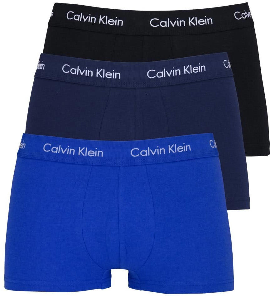 Calvin Klein 3-Pack Low Rise Trunks - Cotton Stretch (U2664G-4KU)