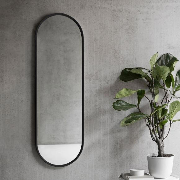 Menu Norm Wall Mirror Oval 130x40cm black