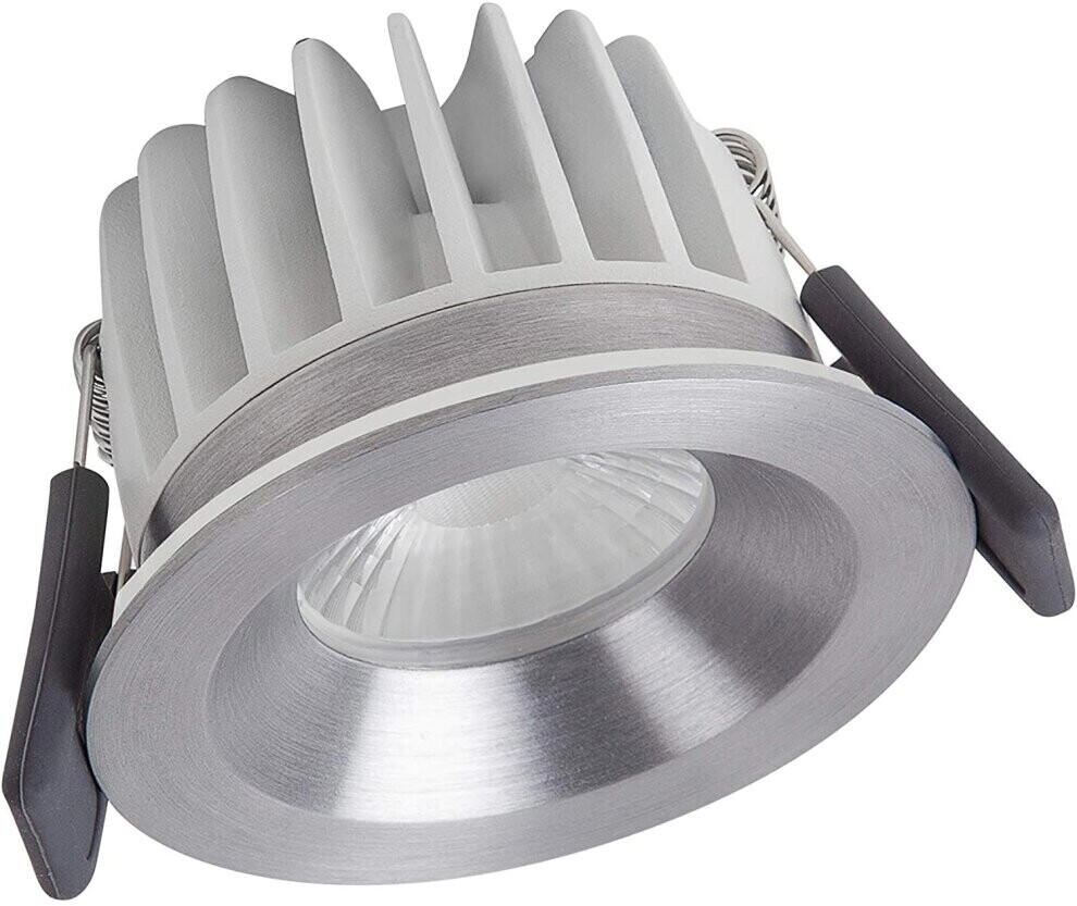LEDVANCE LED recessed light 8W 4000K IP65 fire-resistant dimmable downlight silver