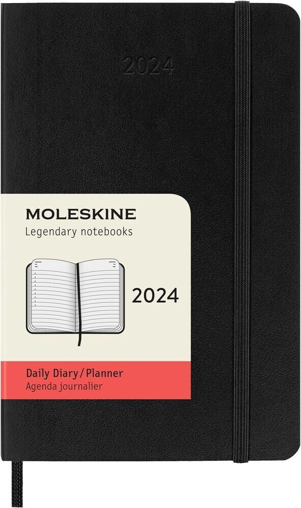 Moleskine Classic 2024 Pocket Softcover black