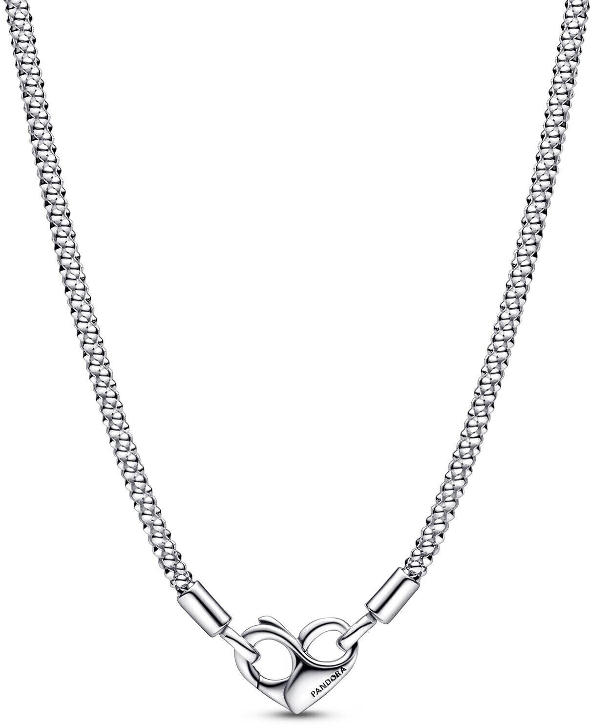 Pandora Moments Studded Chain Necklace Sterling silver