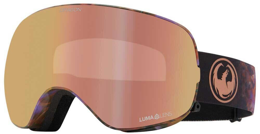 Dragon DR X2S Bonus Ski Goggles (40455/7230655) Red Lumalens Rosegold Ion/Cat3+Lumalens Violet/Cat1