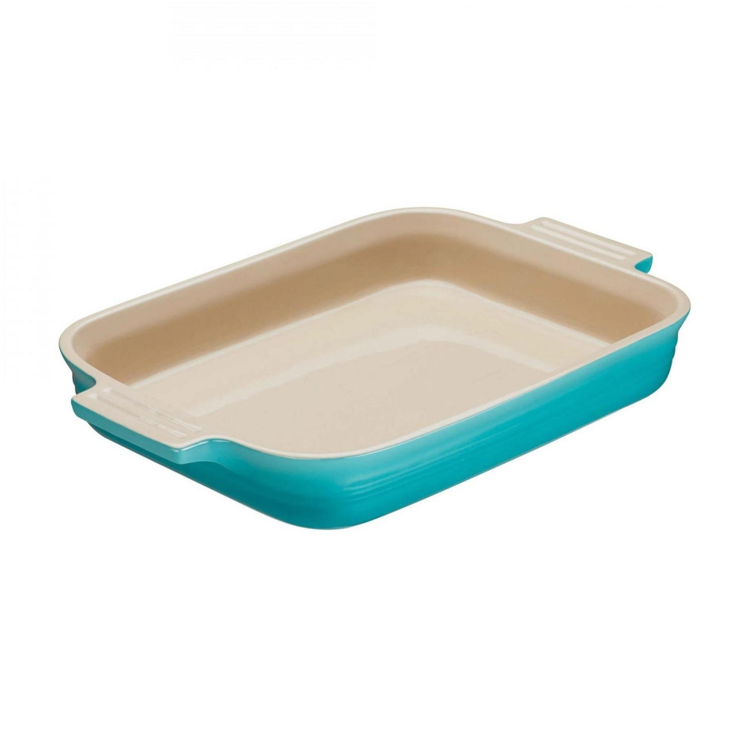 Le Creuset Stoneware Rectangular Dish, 32cm, Teal