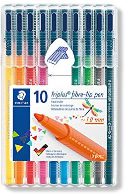 Staedtler triplus colour Fibre Pen 323 - Pack of 10