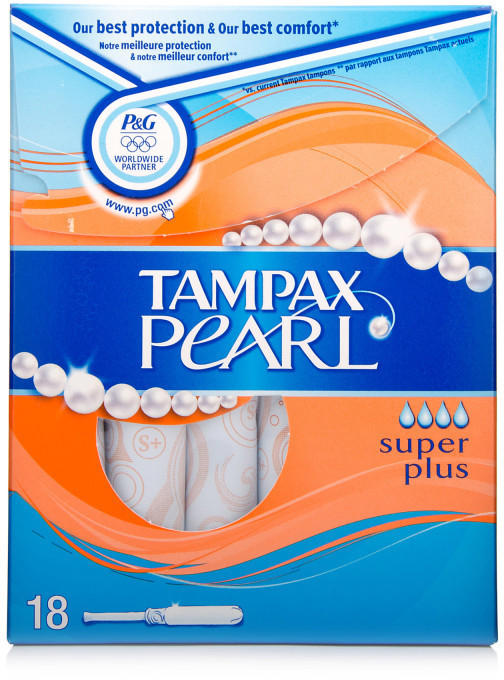 Tampax Pearl Super Plus With Applicator 18 Pack