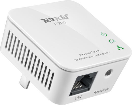 Tenda 200 Mbps PowerLine Single Mini Adapter (P200)