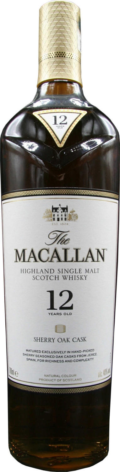 The Macallan 12 Years Sherry Oak Cask 0,7l 40%