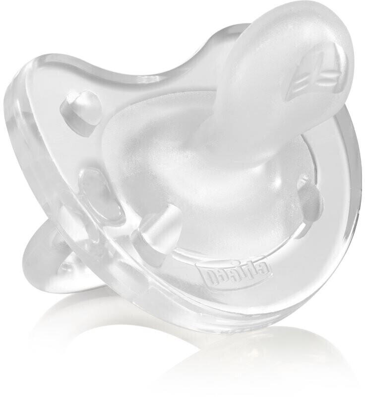 Chicco Soother PhysioSoft 0m+ Silicone Transparent