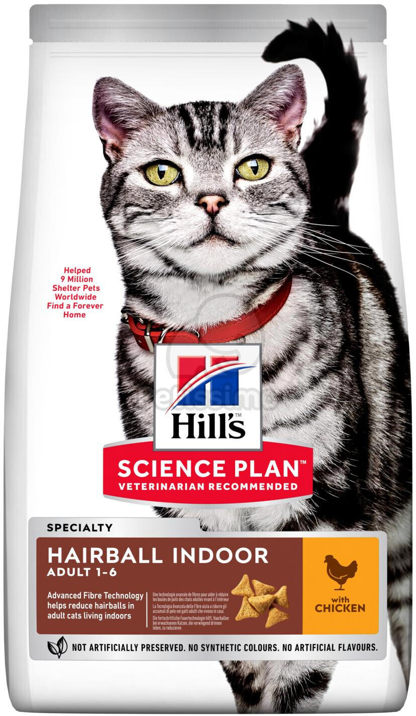 Hill's Science Plan Feline Hairball Indoor Adult Chicken
