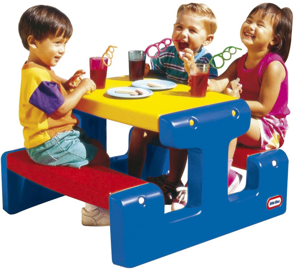 Little Tikes Primary Picnic Table Evergreen