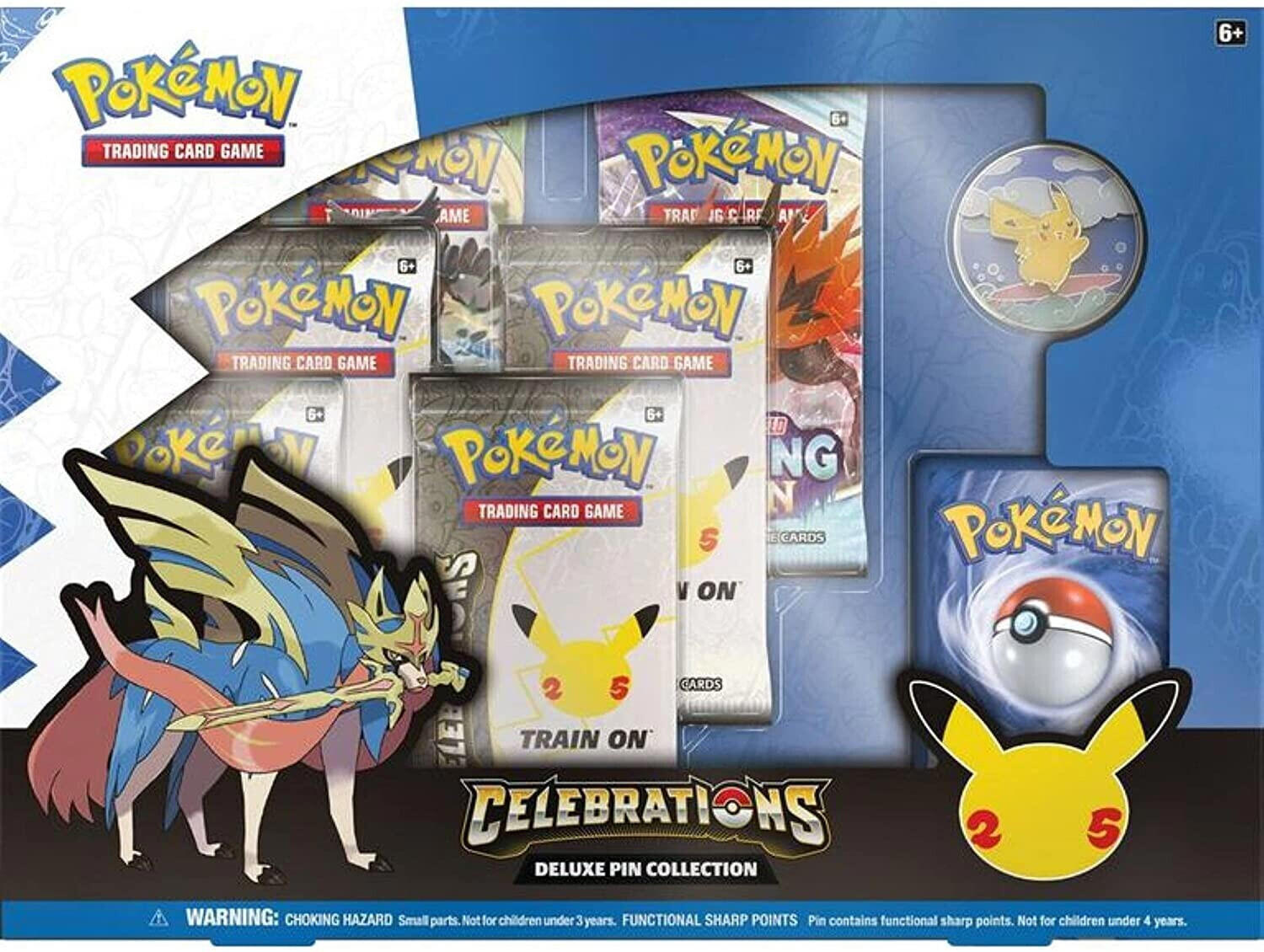 Pokemon TCG: Celebrations Deluxe Pin Collection Card Game