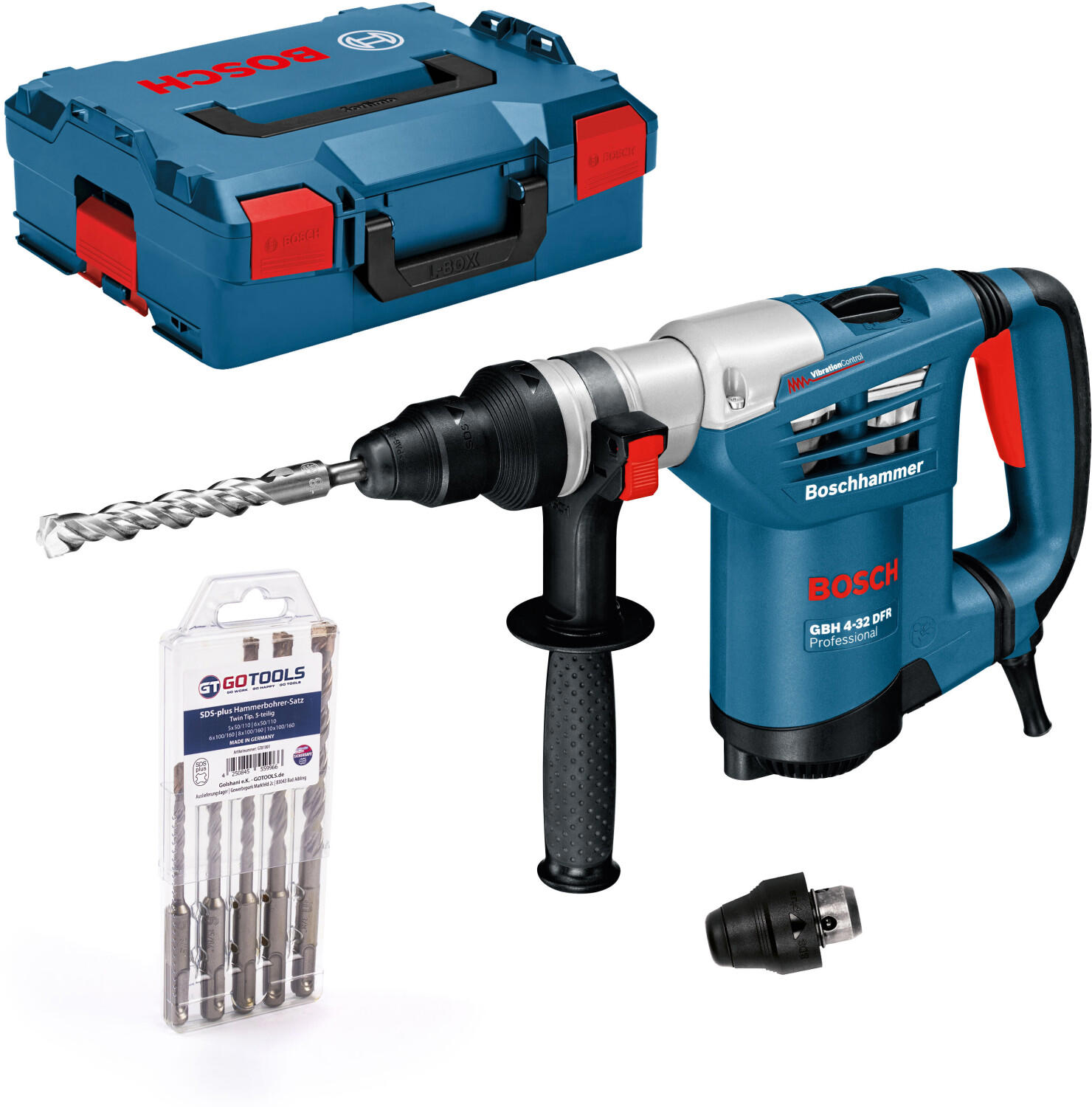 Bosch GBH 4-32 DFR Professional (Hammer drill set 5 pcs.)