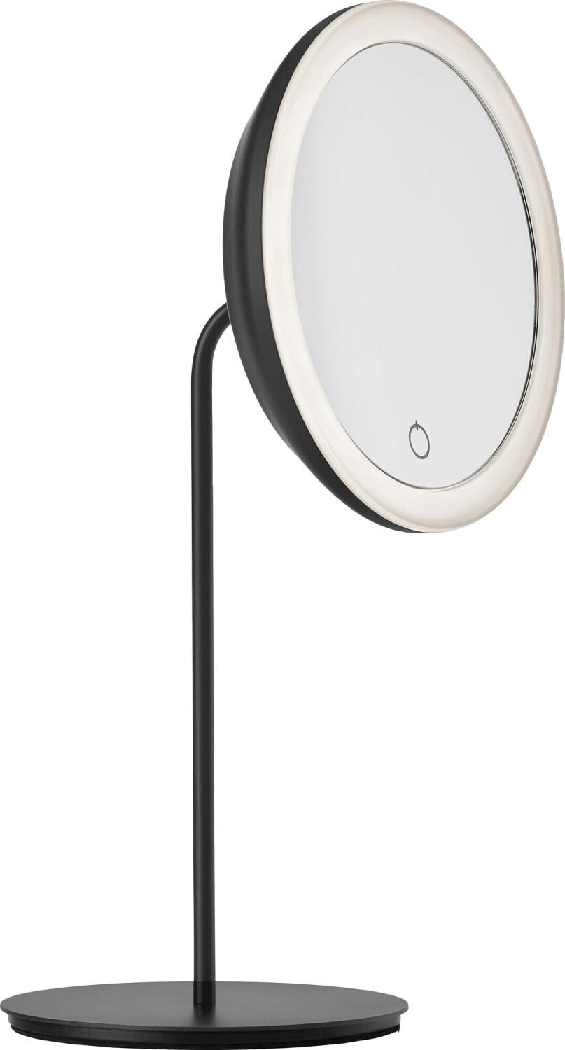 Zone Denmark Cosmetic mirror with 5x magnification and LED lighting Ø 18 cm black