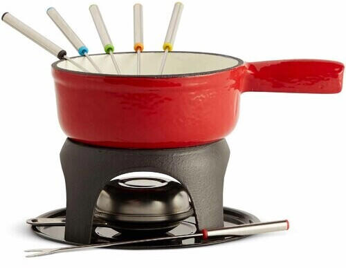 ClearAmbient Cast iron fondue set Coker